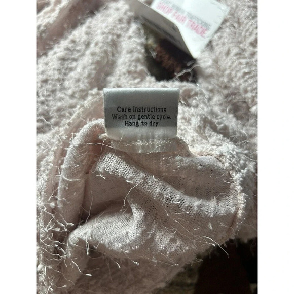 By Tavi Women’s Lightweight Sweater With Side Zipper Detail Size L Pink - Picture 12 of 12